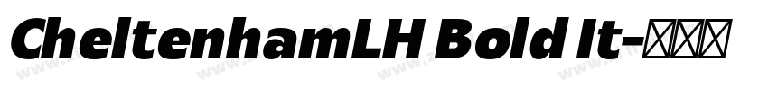 CheltenhamLH Bold It字体转换